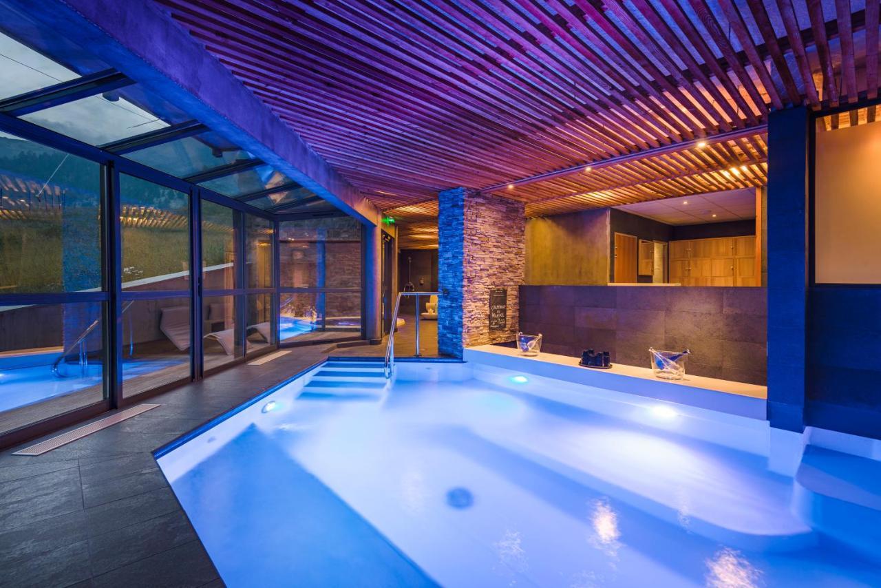 Le Chaberton, Renove En 2021, Pied Des Pistes Et Spa 蒙热内夫尔 外观 照片