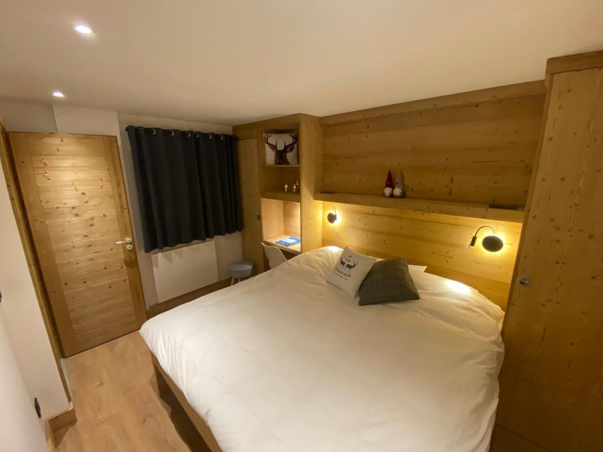 Le Chaberton, Renove En 2021, Pied Des Pistes Et Spa 蒙热内夫尔 外观 照片