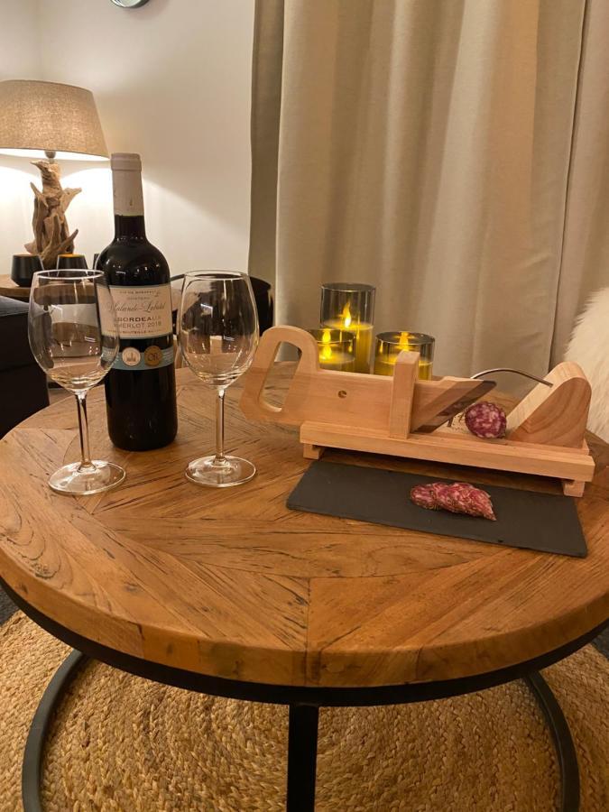 Le Chaberton, Renove En 2021, Pied Des Pistes Et Spa 蒙热内夫尔 外观 照片
