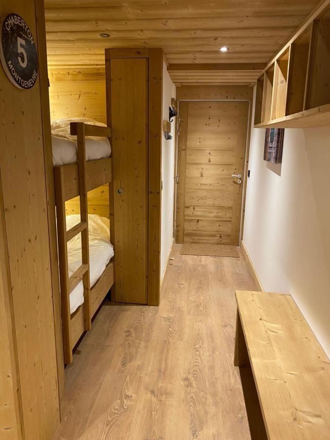Le Chaberton, Renove En 2021, Pied Des Pistes Et Spa 蒙热内夫尔 外观 照片