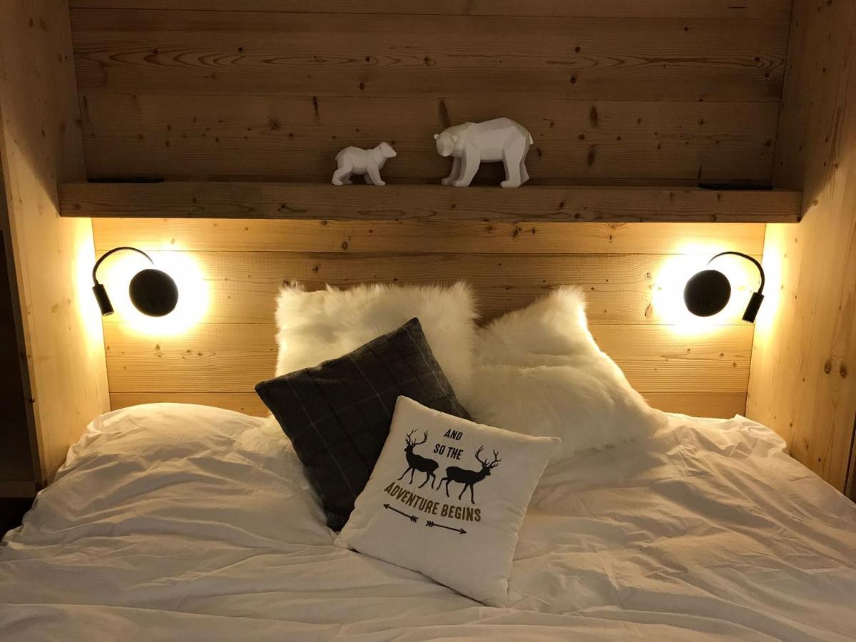 Le Chaberton, Renove En 2021, Pied Des Pistes Et Spa 蒙热内夫尔 外观 照片